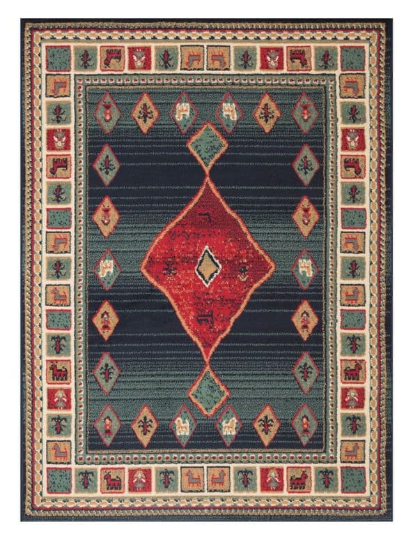 Alfombra Zinnia Negro 150x200