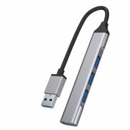 Hub USB 3.0 de 4 Puertos - Perfecto para Laptops