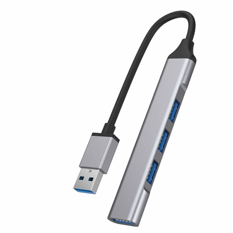 Hub USB 3.0 de 4 Puertos - Perfecto para Laptops