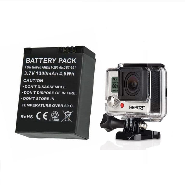 Bateria Recargable para GoPro Hero 3 / 3+ de 1600 mAh