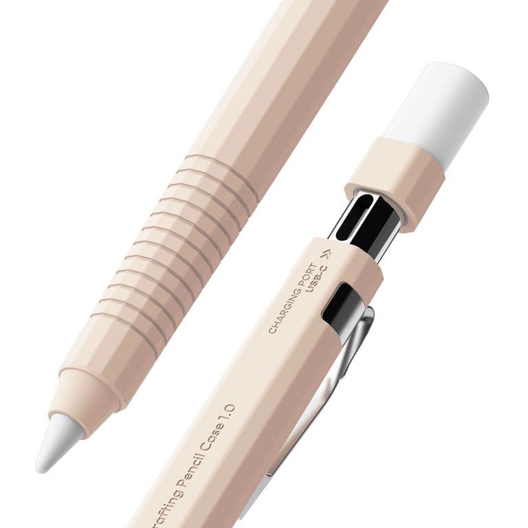 Funda Para Apple Pencil USB C Diseno Lapiz Rosado