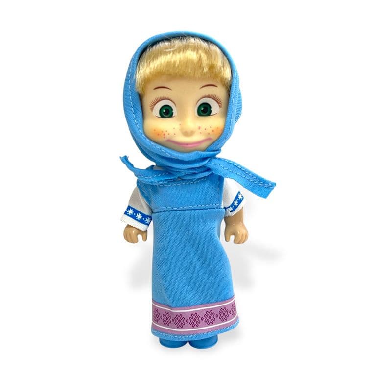 Juguete Muneca Masha Vestido Celeste -