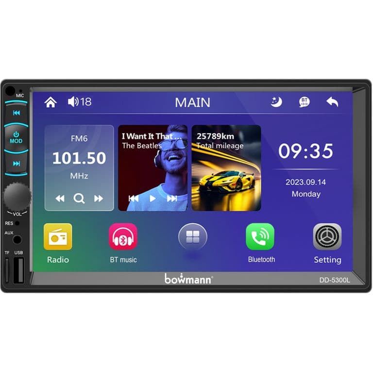 Radio Auto 2 Din Mirrorlink por USB Dd-5300l