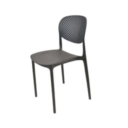 Silla Plastico Apilable Deco Hamburg Negra