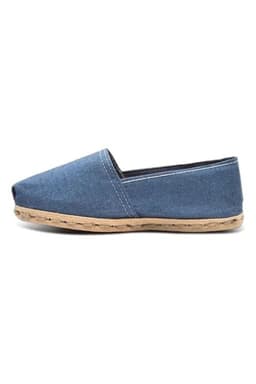 Alpargatas Suela Canamo Yute 100% Natural Excelente Calidad Azul 35
