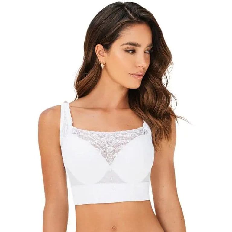 Sosten Push Up Encaje Blanco Olivia Imperial - Blanco Blanco 36B