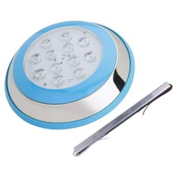 Foco Piscina Multicolor Acero Inox 24V 18W con Adaptador de regalo