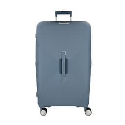Maleta de Viaje Trunk Grande Azul Rigida Expandible Azul L