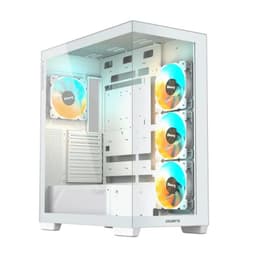 Gabinete Gamer C500 Panoramic Blanco Vidrio templado ATX 4Fan
