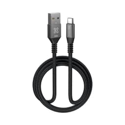 Cable Trenzado USB-A USB-C PowerGo 050 30W 1m