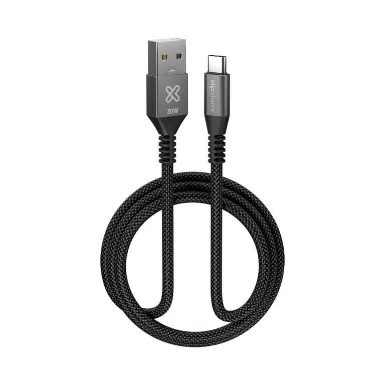 Cable Trenzado USB-A USB-C PowerGo 050 30W 1m