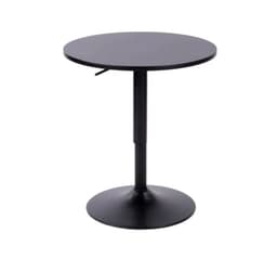 Mesa de Bar Regulable 60 CM Color Negro
