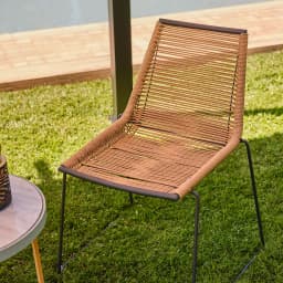 Set x2 Sillas de Exterior Thani Ratan Sintetico Jardin y Terraza