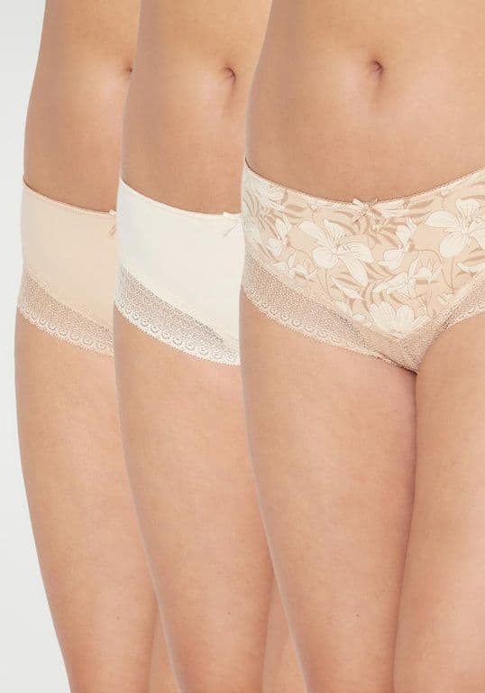Pack 3X Pantaleta Algodon P314.0024-CAF3 Cafe S