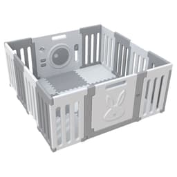 Corral Didactico de Juegos Bunny Gris + Alfombra