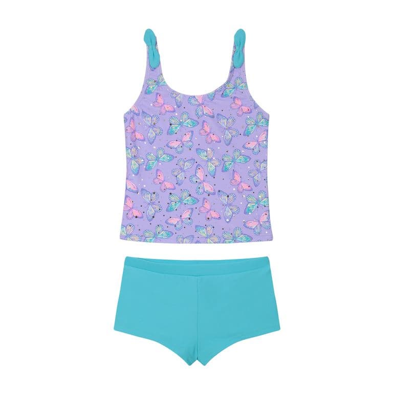 Traje de Bano Nina Tankini UV50 Lila - Lila Lila 4