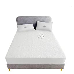 Cubre Colchon 2 Plazas Protector De Mancha Impermeable Blanco 2 PLAZAS
