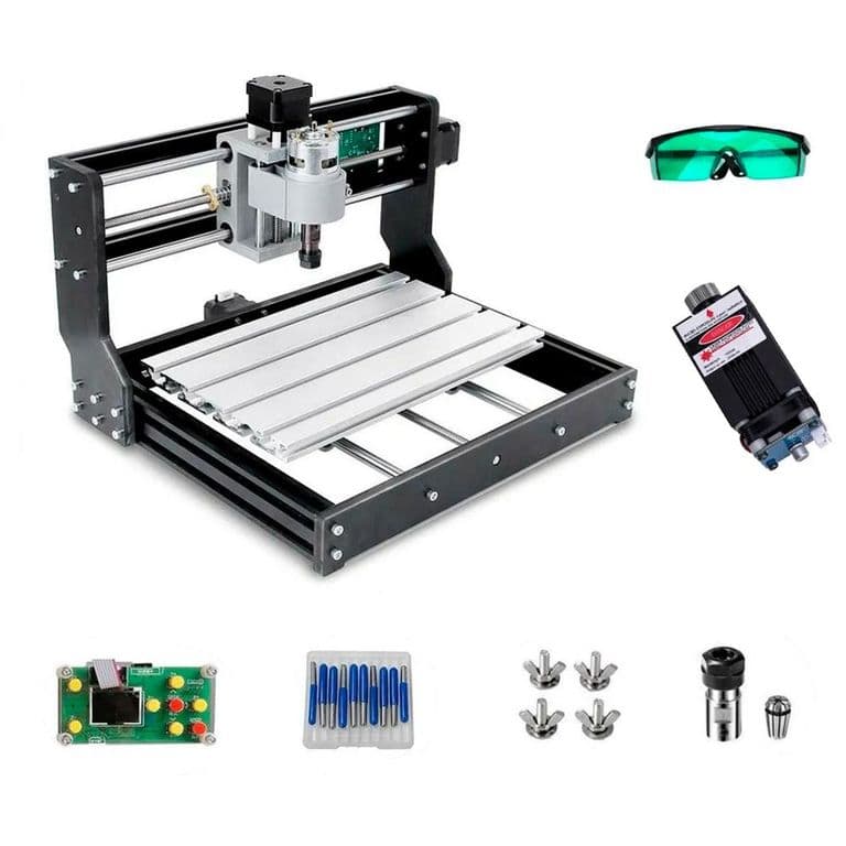 Cnc Router Kit 3018 PRO Grbl Control 3 Ejes Grabadora Laser 55W