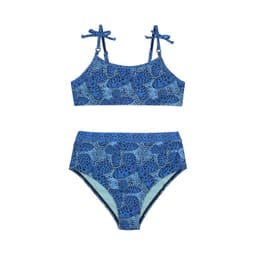 Traje de Bano Nina Teens Bikini UV50 Bretel Azul - Azul Azul 12