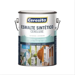 Esmalte sintetico Cereluxe brillante negro 1 gal