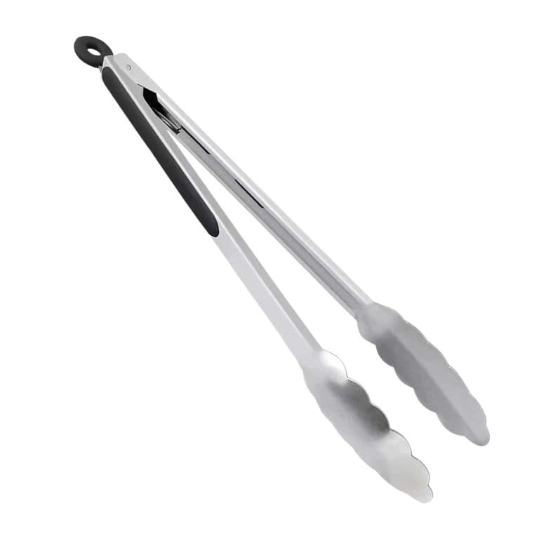 Pinzas Tenazas Parrilla Asado carne vegetales 35cm Heavy duty