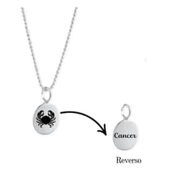 Collar de Plata Zodiaco Signos Horoscopo-Cancer Plateado TALLA UNICA