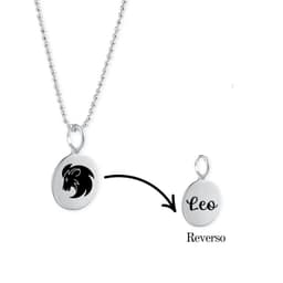Collar de Plata Zodiaco Signos Horoscopo-Leo Plateado TALLA UNICA
