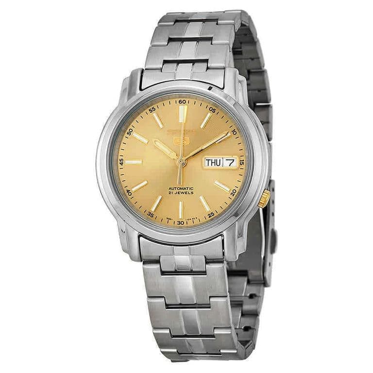 Reloj Hombre Automatico 5 Snkl81k1 Plateado TALLA UNICA