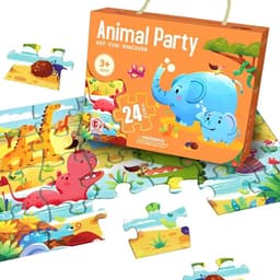 Rompecabezas 24pcs Didactico Educativo Animales Bosque