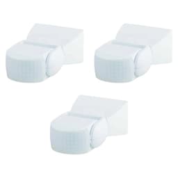 3 Sensores de Movimiento Infrarrojo Muro IP65 220V 12m 180