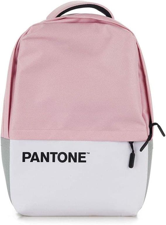 Mochila Rosada Pantone de Notebooks 16 + Cable de Carga USB - Rosa