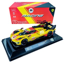 Auto LeMans Ferrari 499P Amarillo LM 2024 #83 Caja Acrilica 1:43