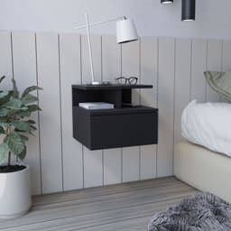 Velador Flotante Dreams 1 Cajon Wengue 29x35x33 Cm