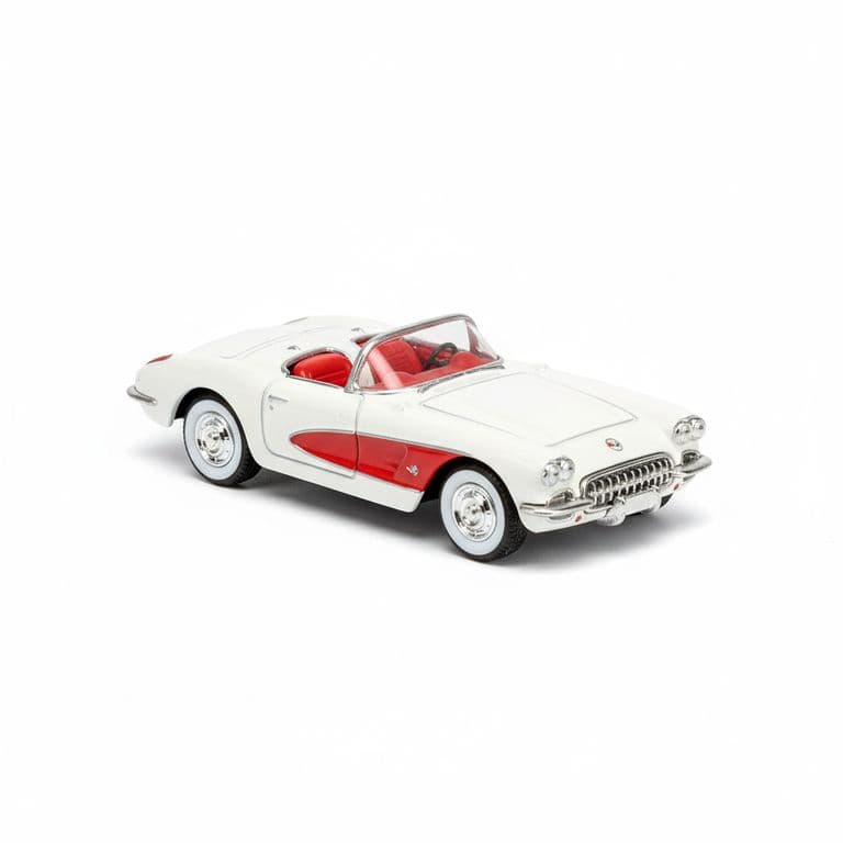 Auto Chevrolet Corvette 1957 Escala 1:60 -