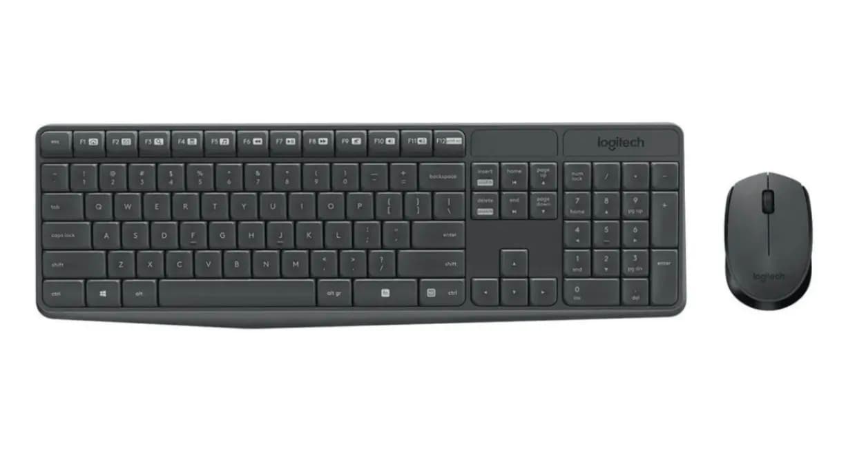 Kit de Teclado y Mouse Inalambrico MK235 Espanol