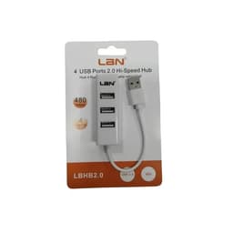 Hub Multiplicador de Puertos USB 2.0 LBHB2.0 Color Blanco