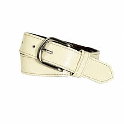 Cinturon Cuero Genuino Dalia beige Beige XS