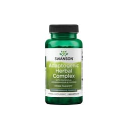 Adaptogenic Herbal Complex with Rhodiola Ashwagandha & Ginseng 60 Capsulas