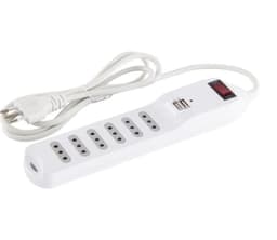 Alargador Extension 15 Metros Color Blanco ME-3706