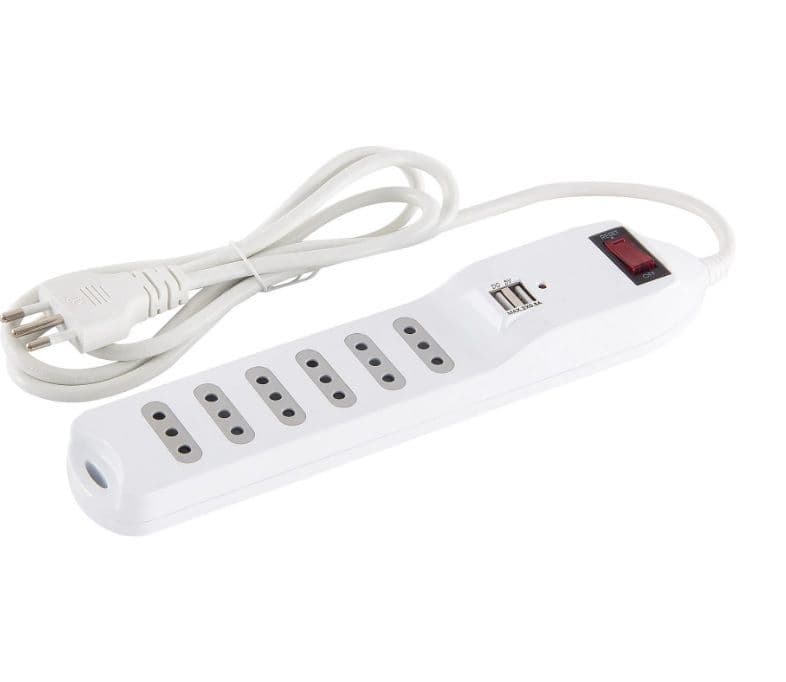 Alargador Extension 15 Metros Color Blanco ME-3706