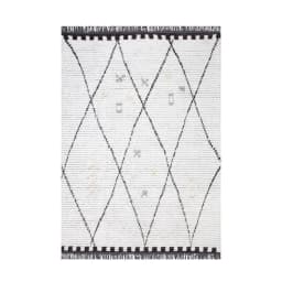 Alfombra Mystique 200x290 Blanco/ Gris