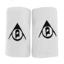 Munequera Larga Blanca X2 Tenis Padel