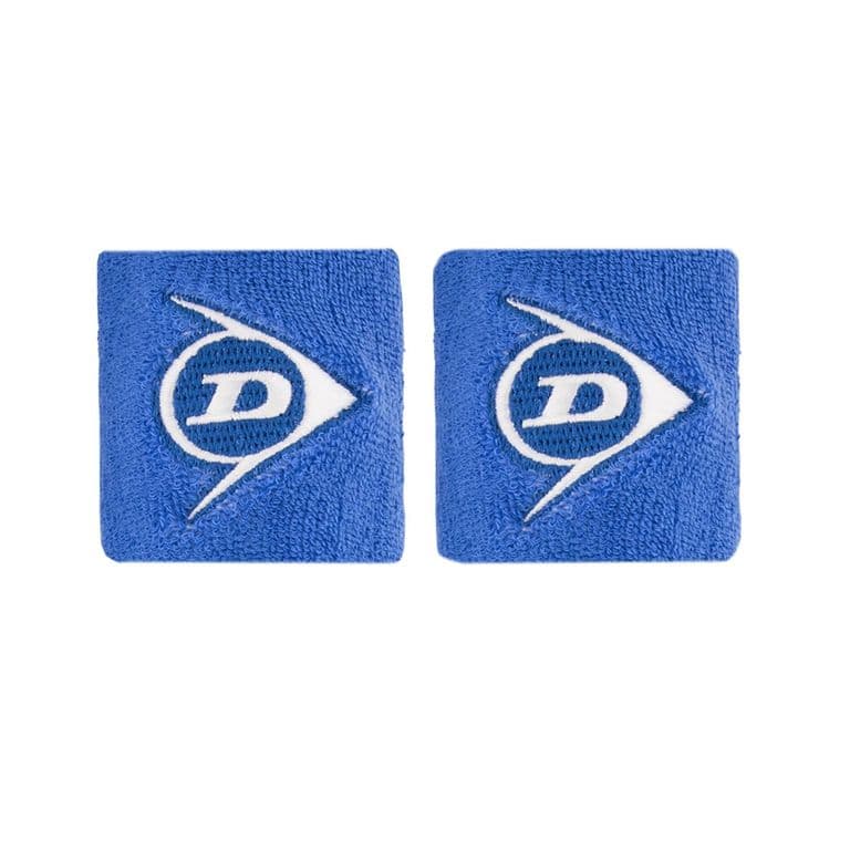 Munequera Corta Azul Royal X2 Tenis Padel