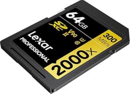 Memoria SD Gold Series 2000x 64GB UHS-II U3 V90 8k