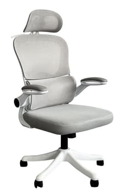Silla Escritorio Oficina Krone Irish Mesh Blanca Blanco