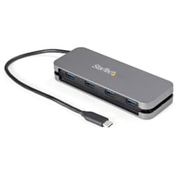 Hub USB C de 4 Puertos USB-A Gris