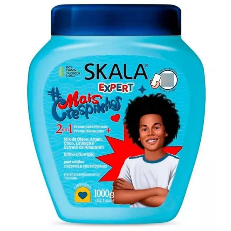 MASCARA MAIS CRESPINHOS KIDS HOMBRE 1000 G SKALA.-