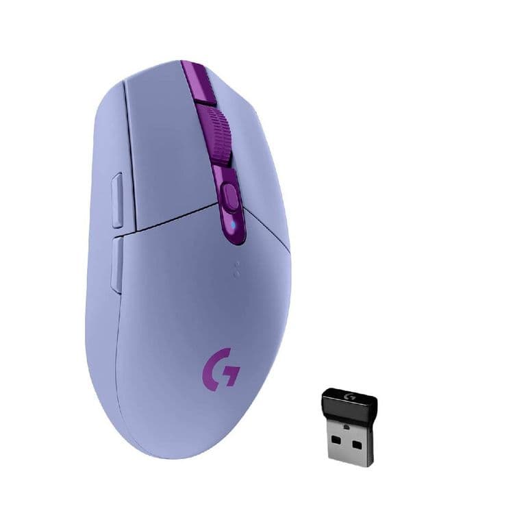 Mouse Gamer Inalambrico G305 Lila 12k dpi