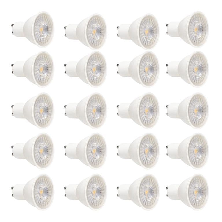 20 Ampolletas Gu10 7W Dicroico 38 6000k Luz Fria