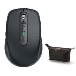 Mouse Inalambrico MX Anywhere 3S Bluetooth Negro y Estuche Negro